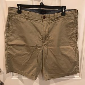 J. Crew Stretch Khaki Shorts 34 waist 9 inseam